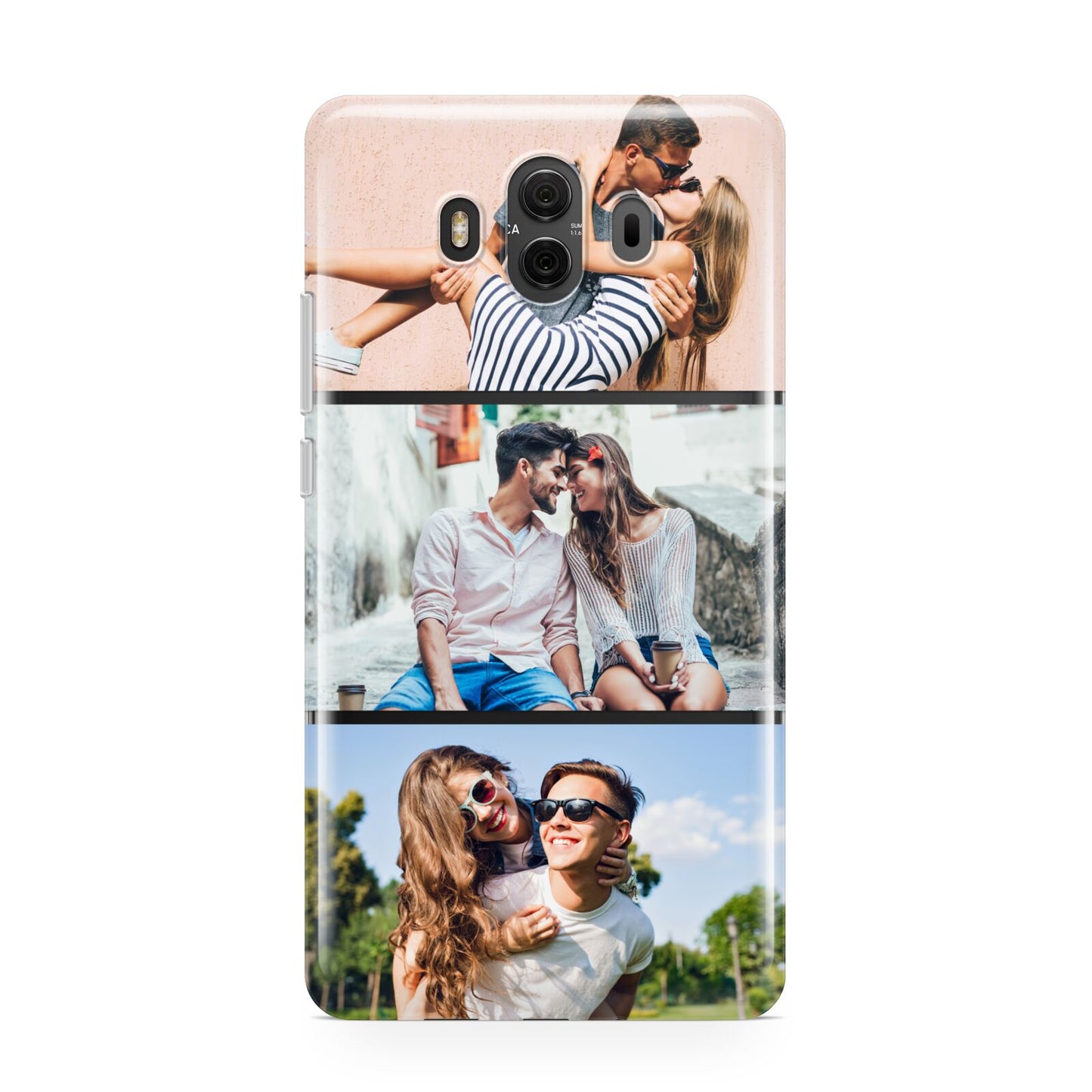 Three Photo Collage Huawei Mate 10 Protective Phone Case