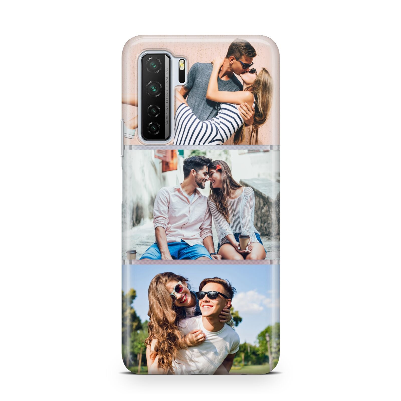 Three Photo Collage Huawei P40 Lite 5G Phone Case