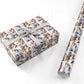 Three Photo Collage Personalised Wrapping Paper