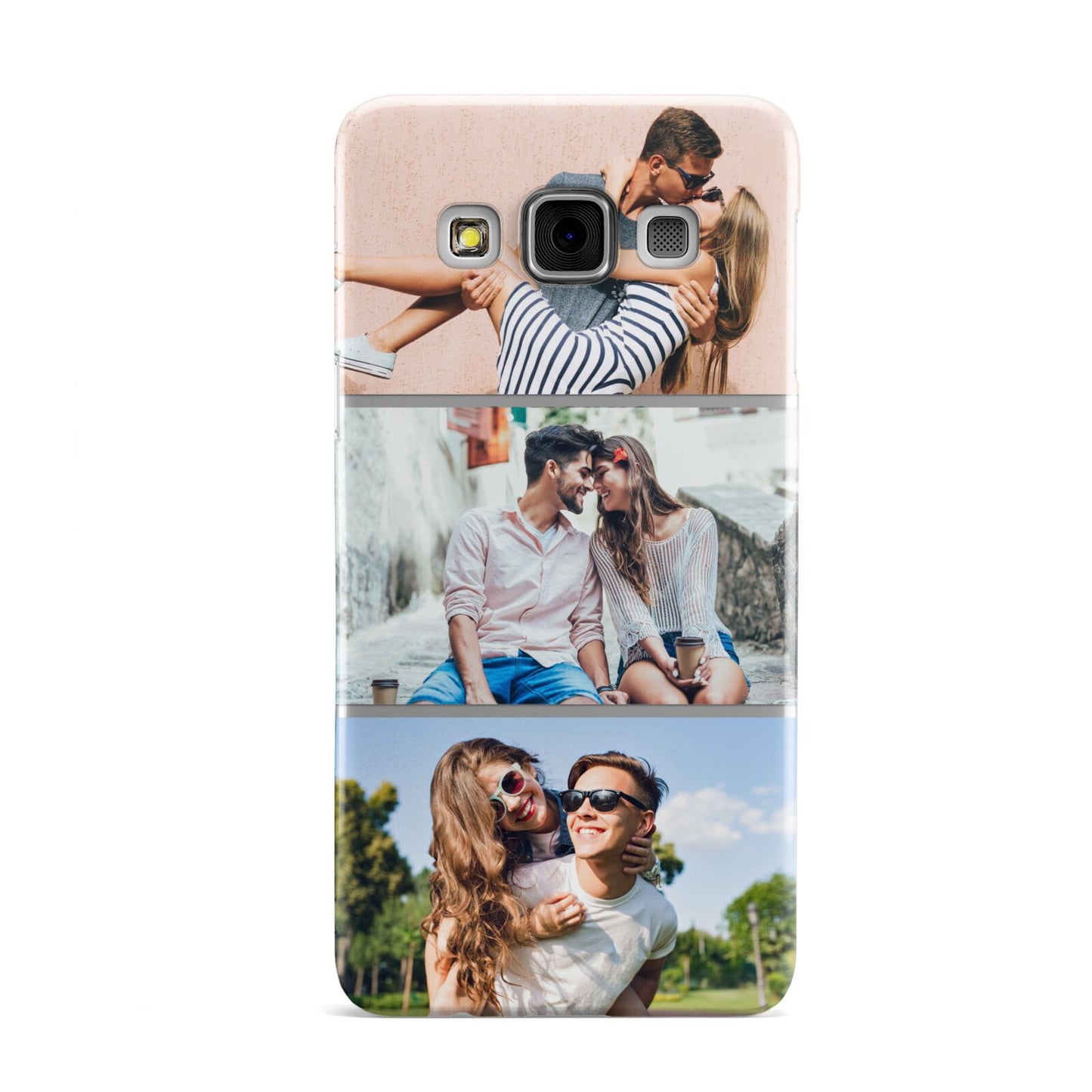 Three Photo Collage Samsung Galaxy A3 Case