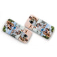 Three Photo Collage Samsung Galaxy Case Flat Overview