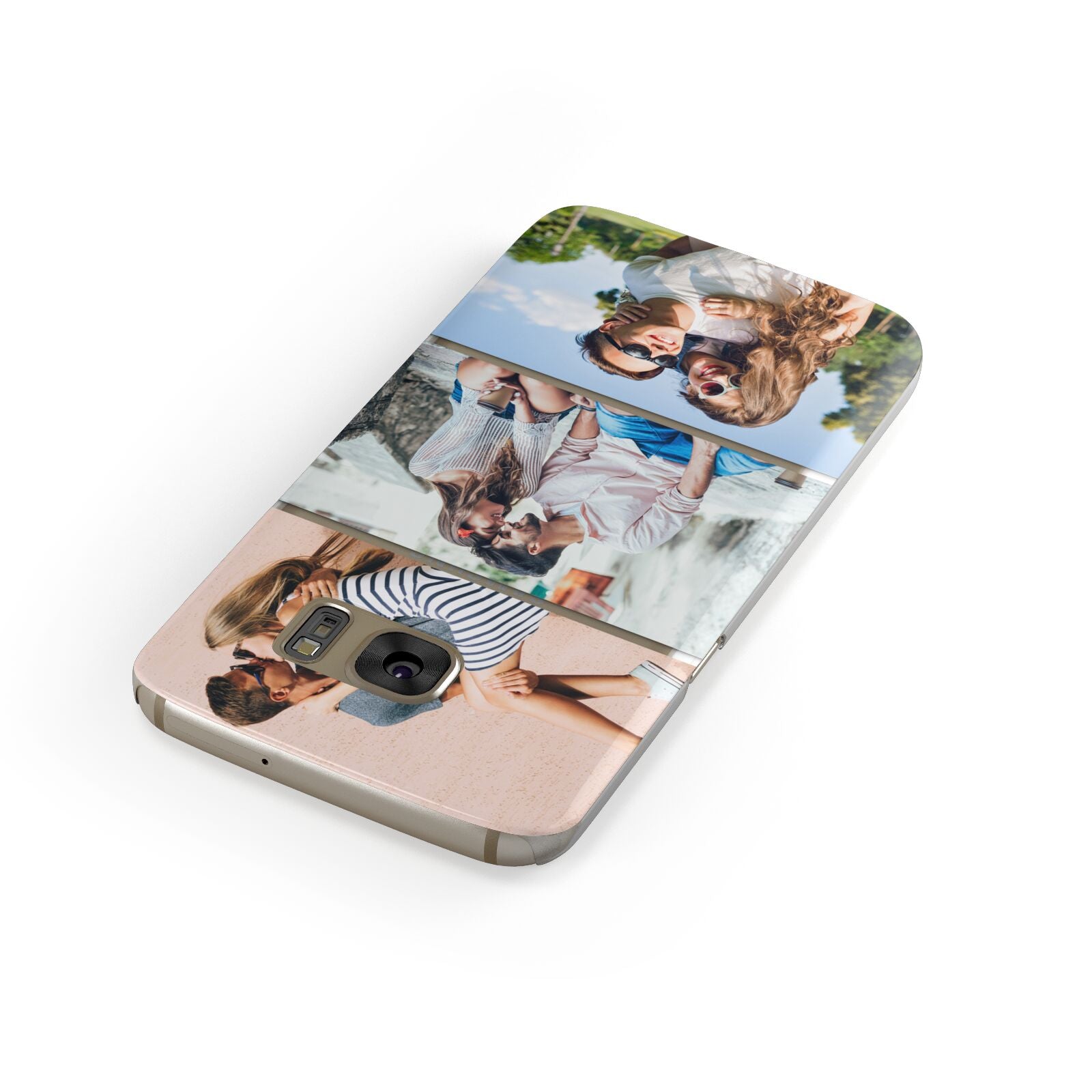 Three Photo Collage Samsung Galaxy Case Front Close Up