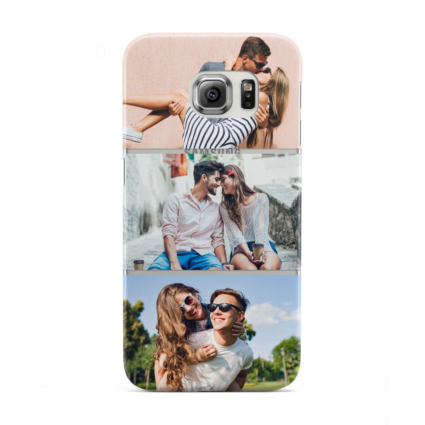 Three Photo Collage Samsung Galaxy S6 Edge Case