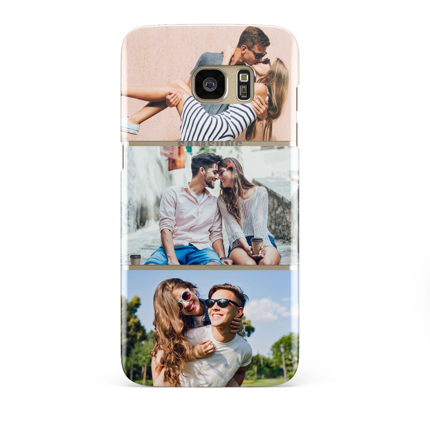 Three Photo Collage Samsung Galaxy S7 Edge Case