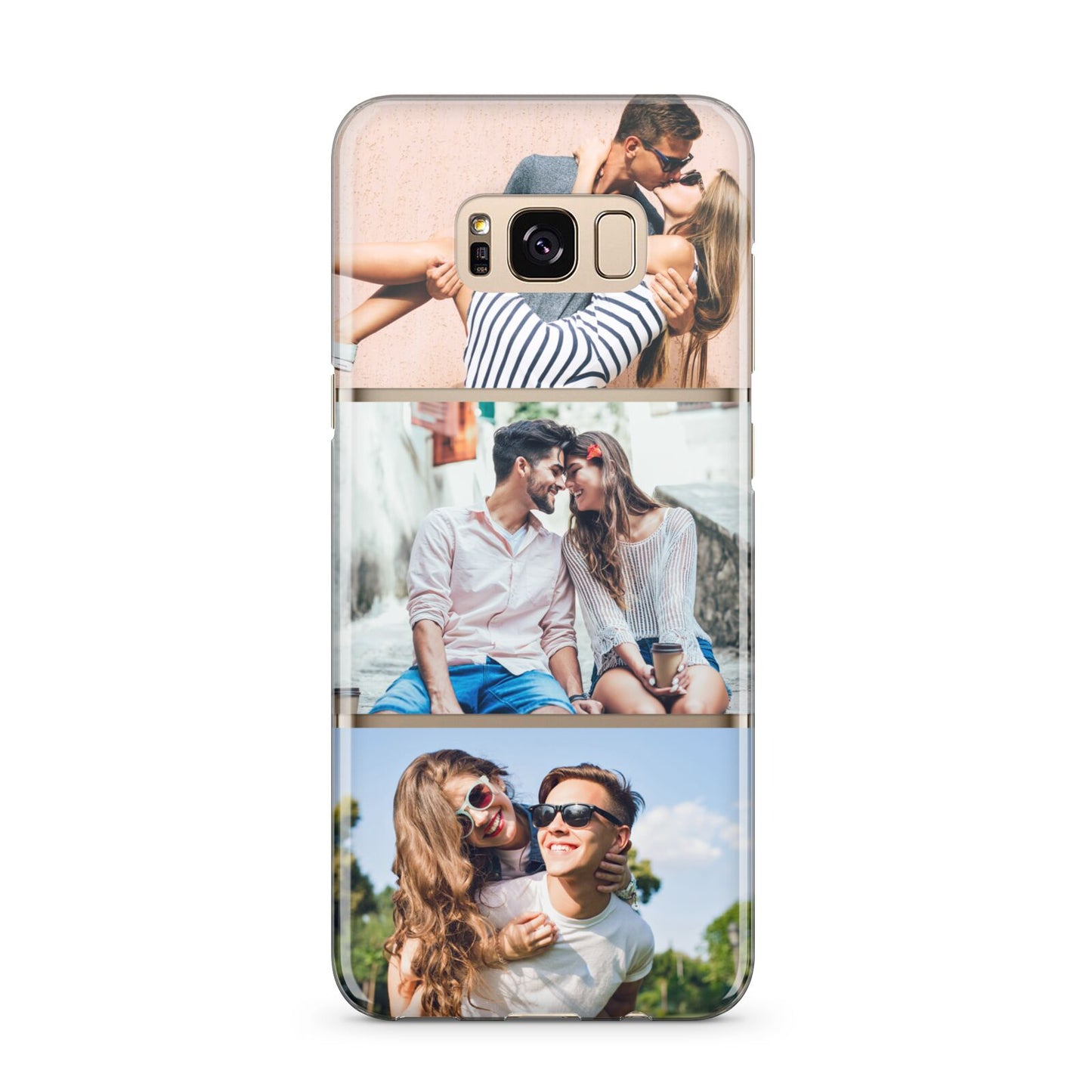 Three Photo Collage Samsung Galaxy S8 Plus Case