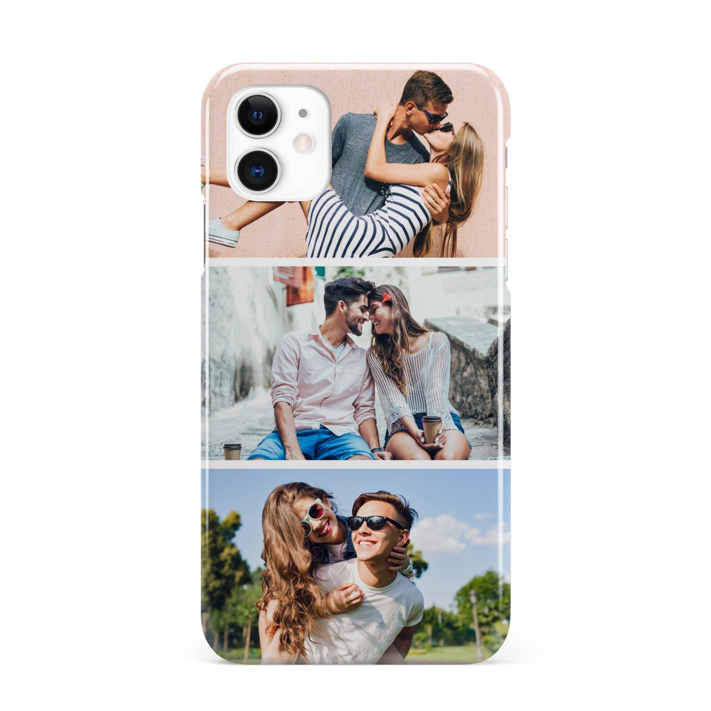 Three Photo Collage iPhone 11 3D Snap Case