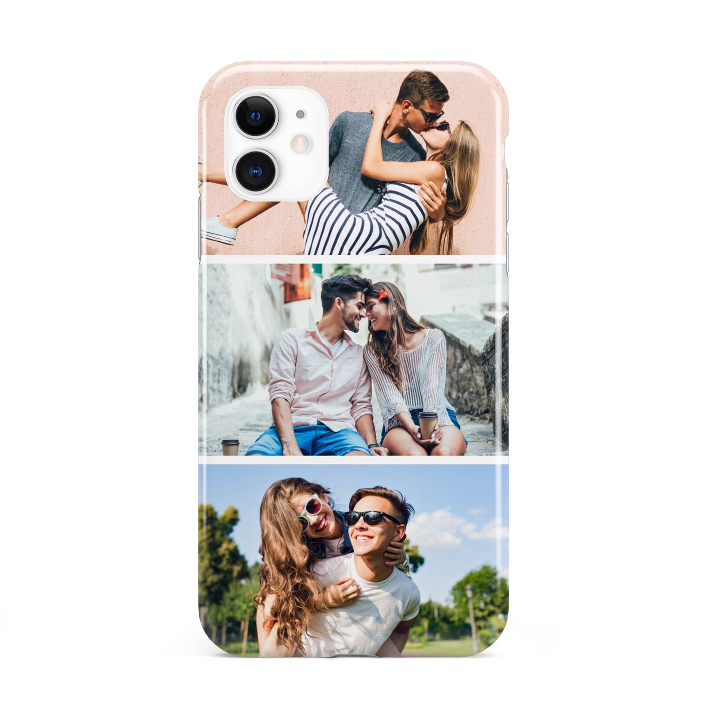 Three Photo Collage iPhone 11 3D Tough Case