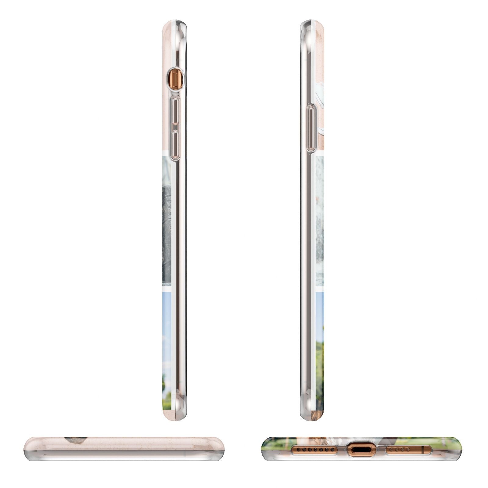 Three Photo Collage iPhone 11 Pro Max 3D Tough Case Angle Images