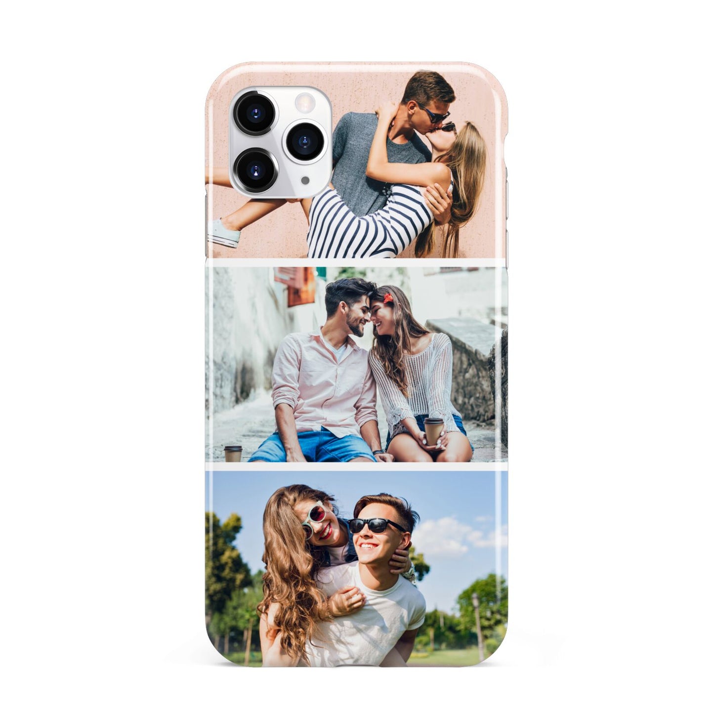 Three Photo Collage iPhone 11 Pro Max 3D Tough Case