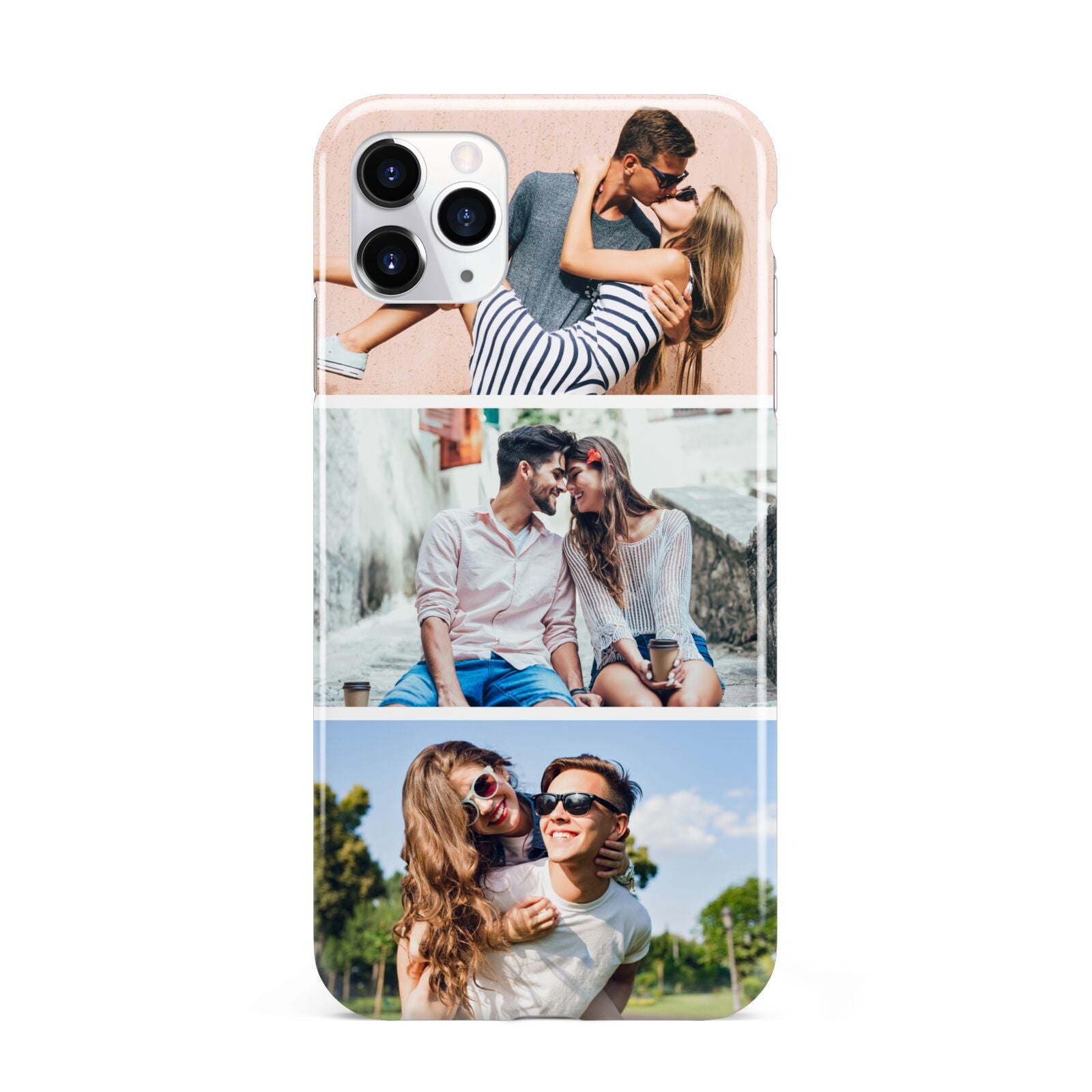 Three Photo Collage iPhone 11 Pro Max 3D Tough Case