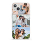 Three Photo Collage iPhone 13 Clear Bumper Case