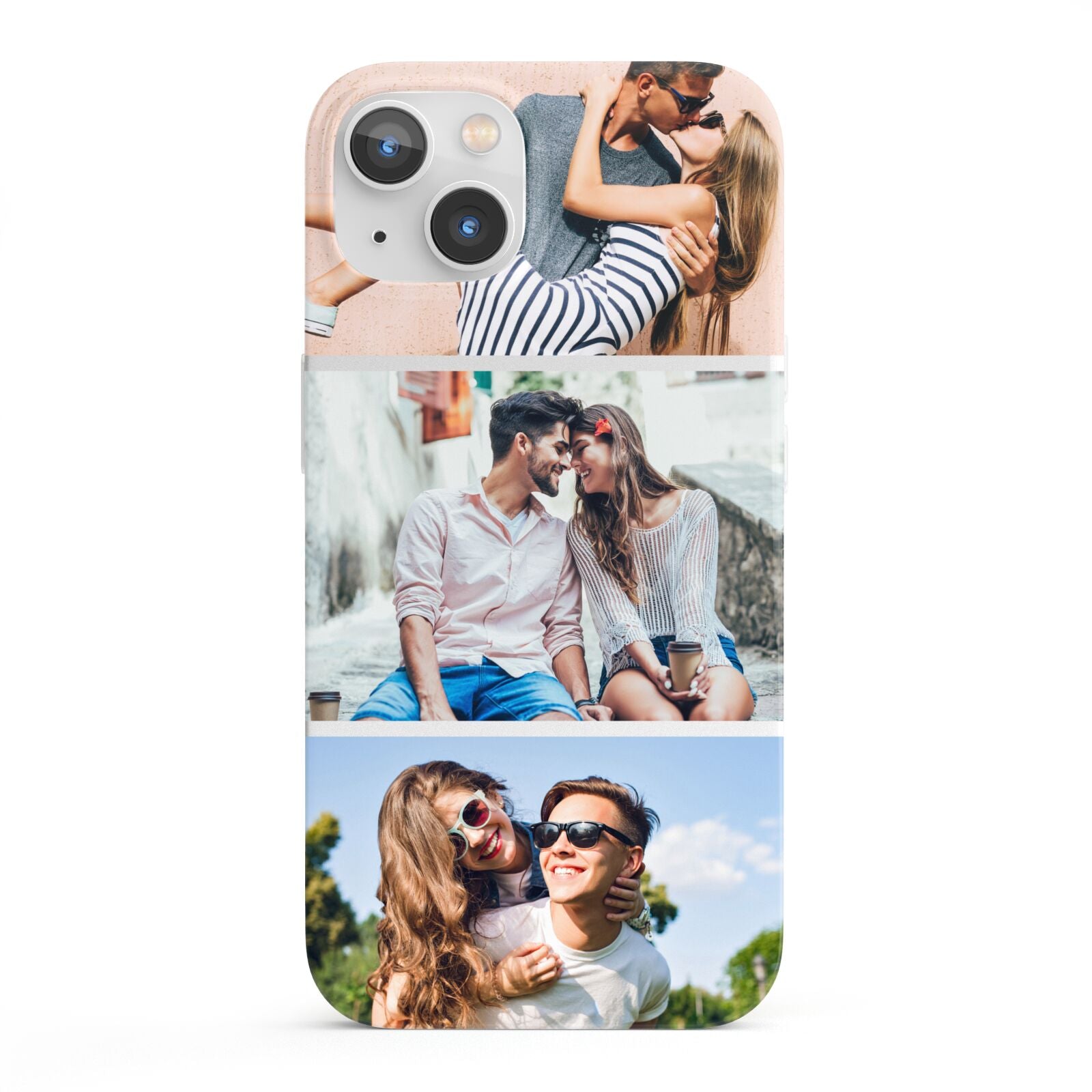 Three Photo Collage iPhone 13 Full Wrap 3D Snap Case