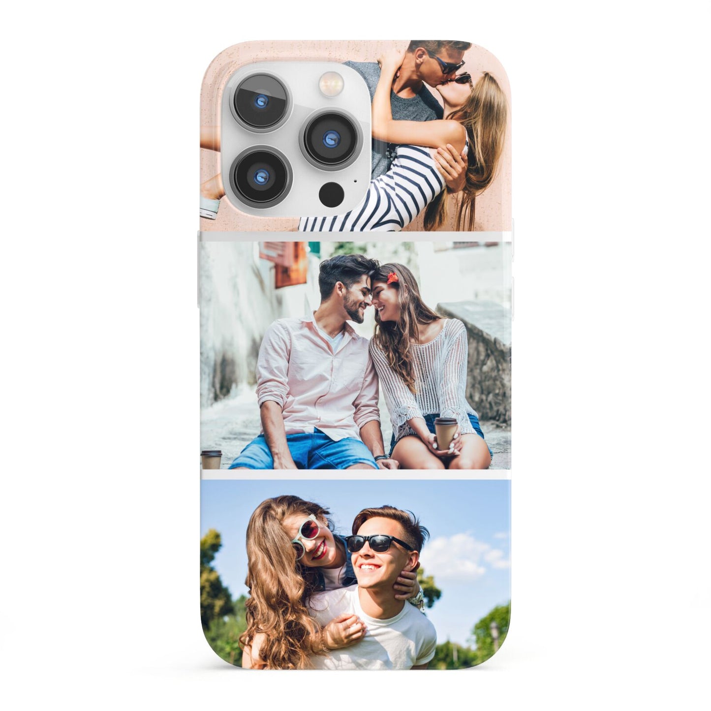 Three Photo Collage iPhone 13 Pro Full Wrap 3D Snap Case