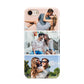 Three Photo Collage iPhone 8 3D Tough Case on Gold Phone