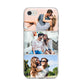 Three Photo Collage iPhone 8 Bumper Case on Silver iPhone