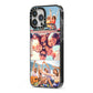 Three Photo iPhone 13 Pro Max Black Impact Case Side Angle on Silver phone
