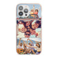 Three Photo iPhone 13 Pro Max TPU Impact Case with Pink Edges
