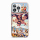 Three Photo iPhone 13 Pro TPU Impact Case with Pink Edges