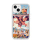 Three Photo iPhone 14 Clear Tough Case Starlight