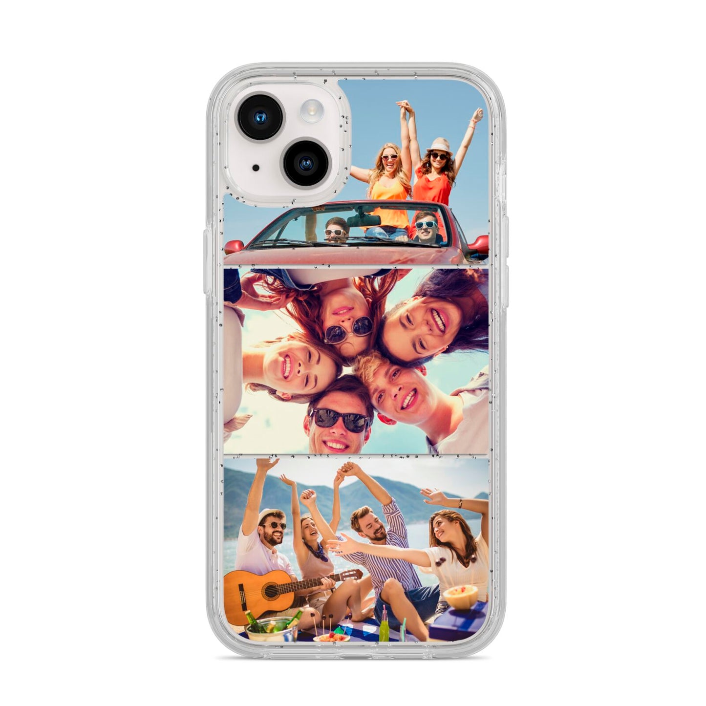 Three Photo iPhone 14 Plus Glitter Tough Case Starlight