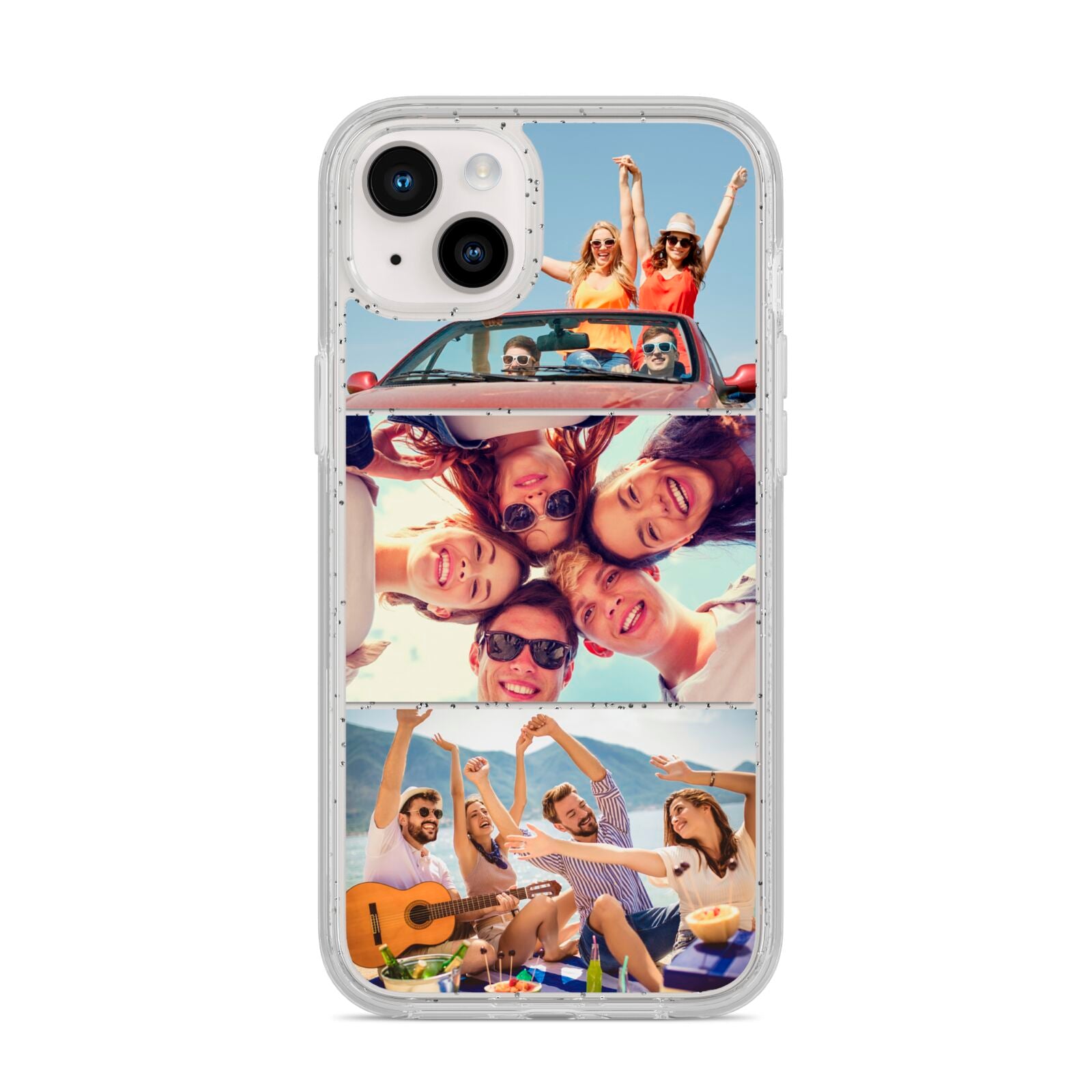 Three Photo iPhone 14 Plus Glitter Tough Case Starlight