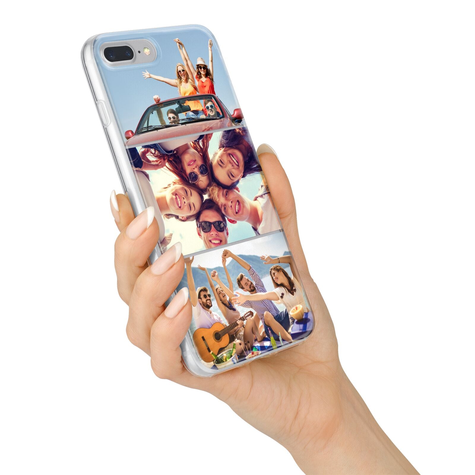 Three Photo iPhone 7 Plus Bumper Case on Silver iPhone Alternative Image