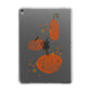 Three Pumpkins Personalised Apple iPad Grey Case