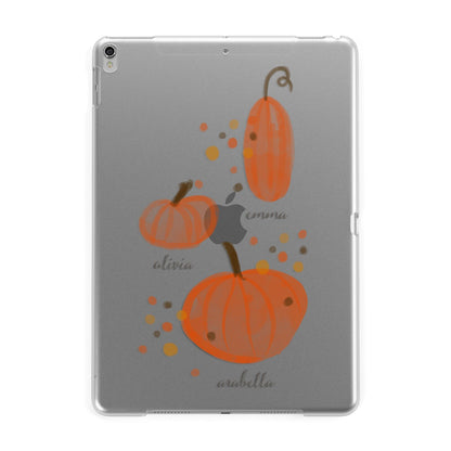 Three Pumpkins Personalised Apple iPad Silver Case