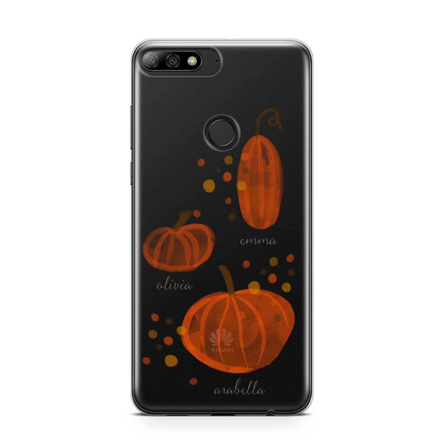 Three Pumpkins Personalised Huawei Y7 2018
