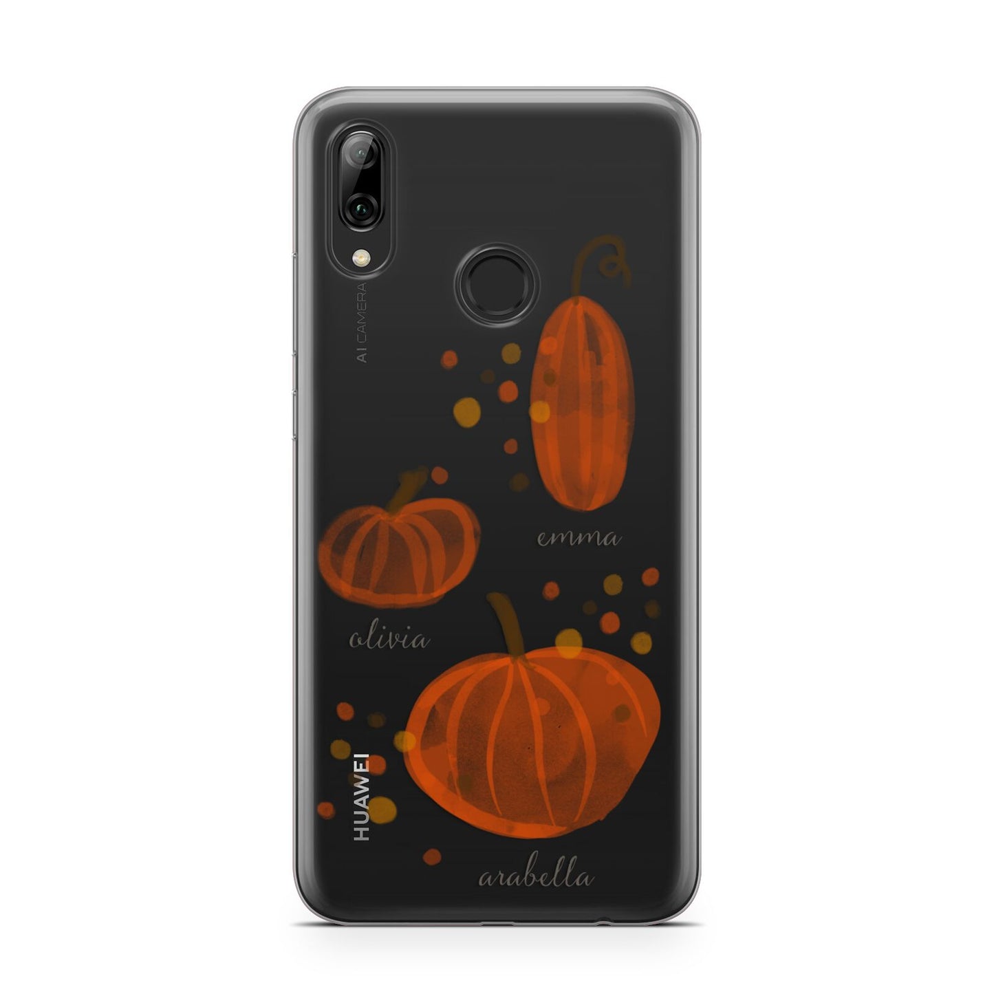 Three Pumpkins Personalised Huawei Y7 2019