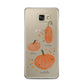 Three Pumpkins Personalised Samsung Galaxy A5 2016 Case on gold phone