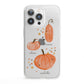 Three Pumpkins Personalised iPhone 13 Pro Clear Bumper Case
