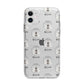 Tibetan Mastiff Icon with Name Apple iPhone 11 in White with Bumper Case