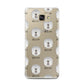 Tibetan Mastiff Icon with Name Samsung Galaxy A7 2016 Case on gold phone