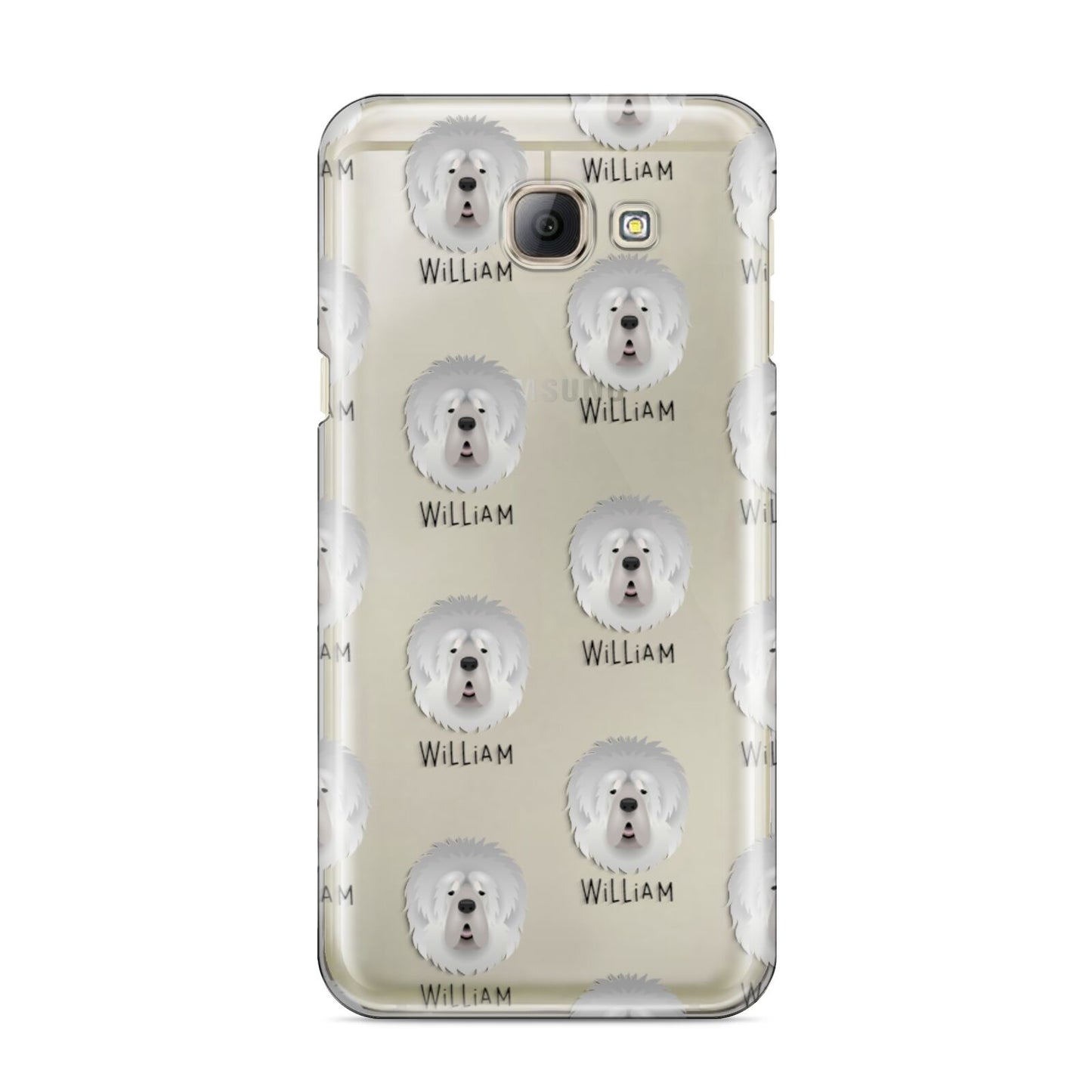 Tibetan Mastiff Icon with Name Samsung Galaxy A8 2016 Case