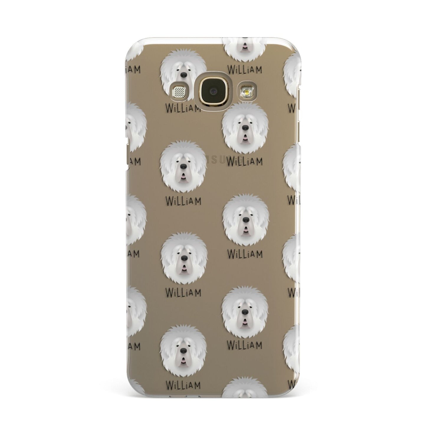 Tibetan Mastiff Icon with Name Samsung Galaxy A8 Case