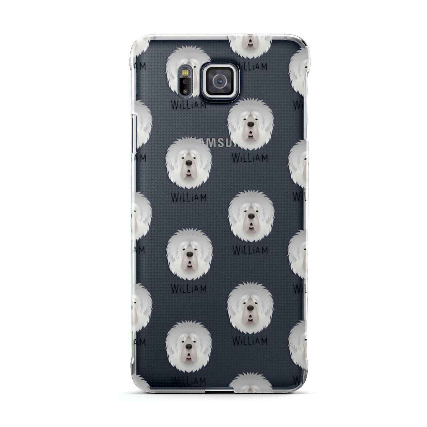 Tibetan Mastiff Icon with Name Samsung Galaxy Alpha Case