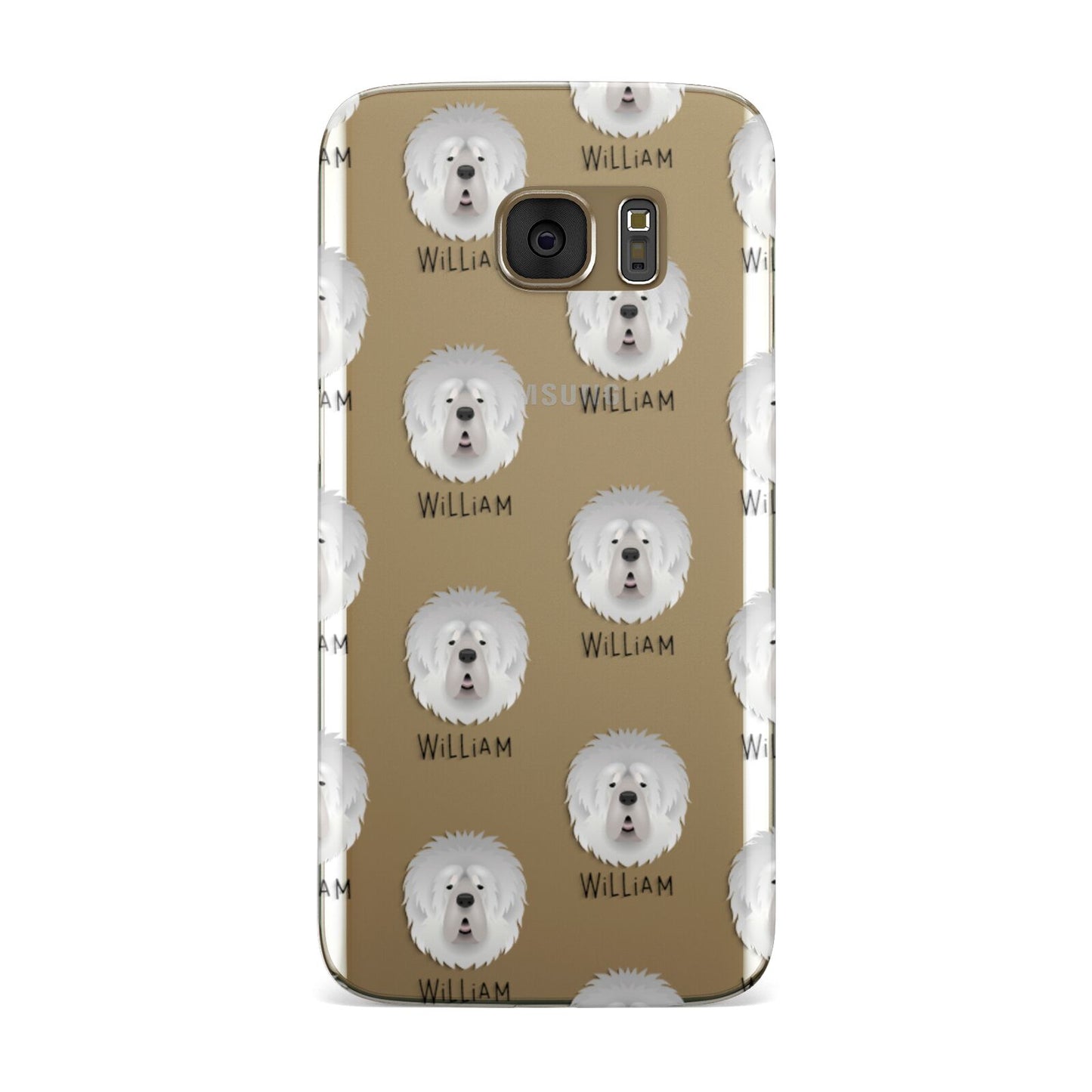 Tibetan Mastiff Icon with Name Samsung Galaxy Case