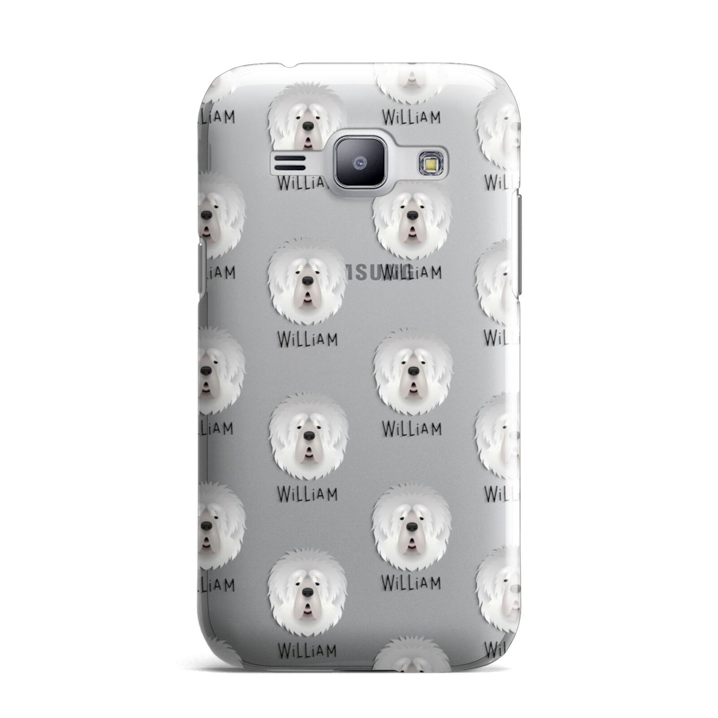 Tibetan Mastiff Icon with Name Samsung Galaxy J1 2015 Case
