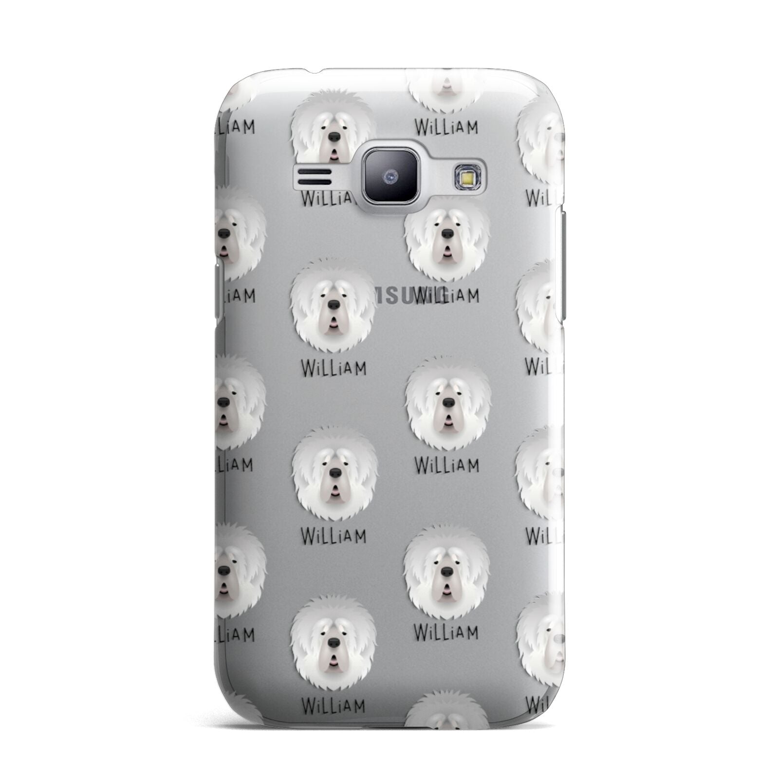 Tibetan Mastiff Icon with Name Samsung Galaxy J1 2015 Case