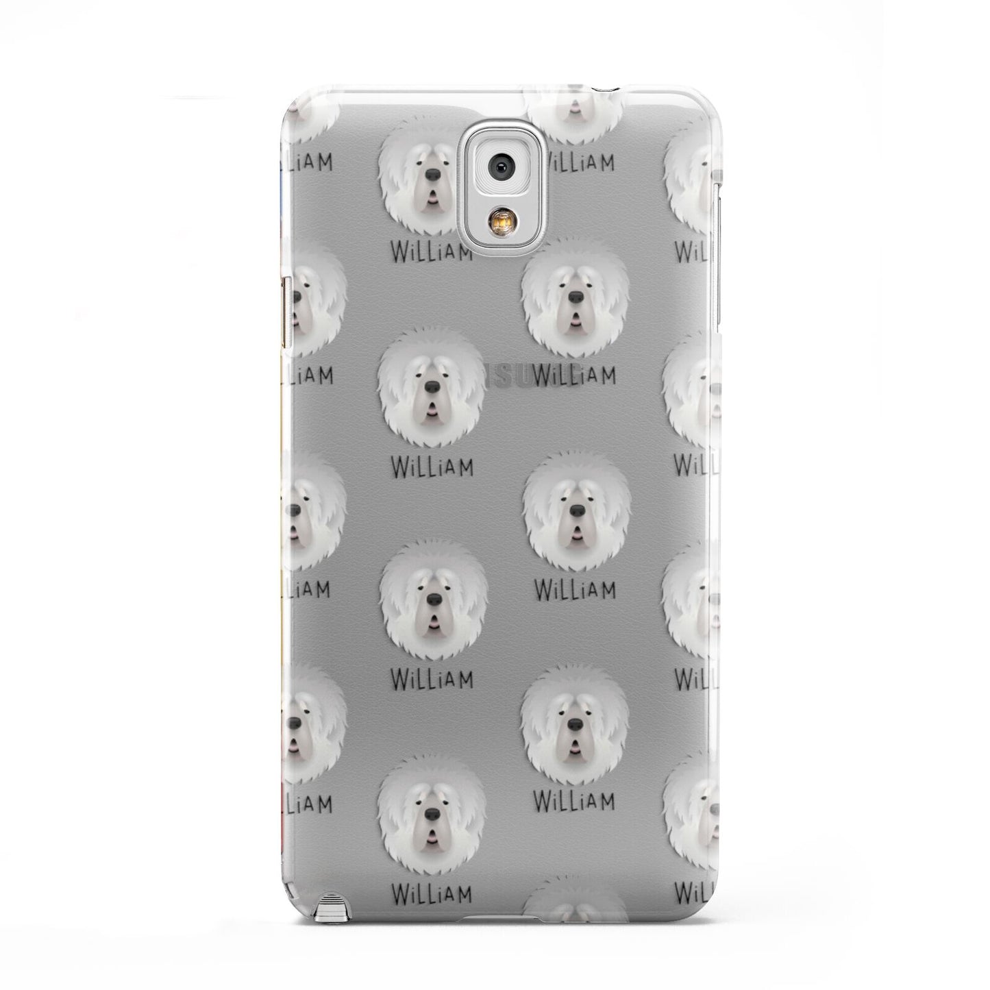 Tibetan Mastiff Icon with Name Samsung Galaxy Note 3 Case