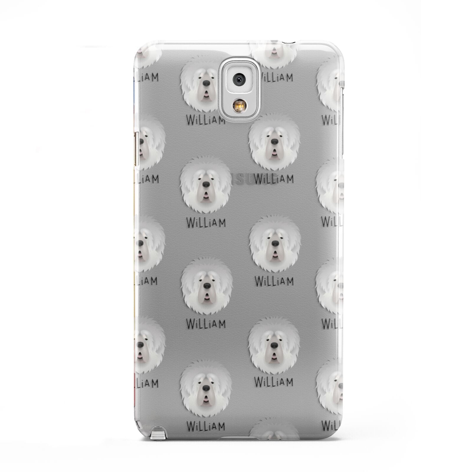 Tibetan Mastiff Icon with Name Samsung Galaxy Note 3 Case