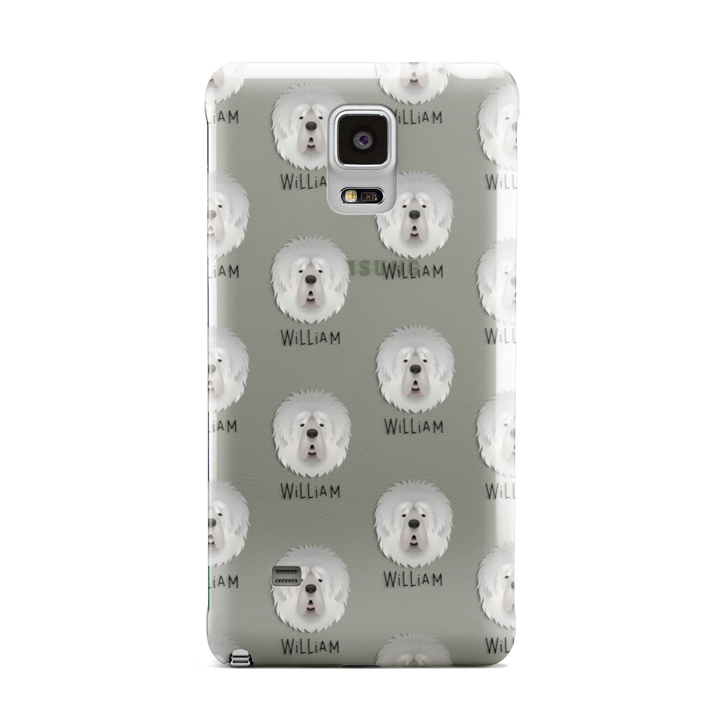 Tibetan Mastiff Icon with Name Samsung Galaxy Note 4 Case