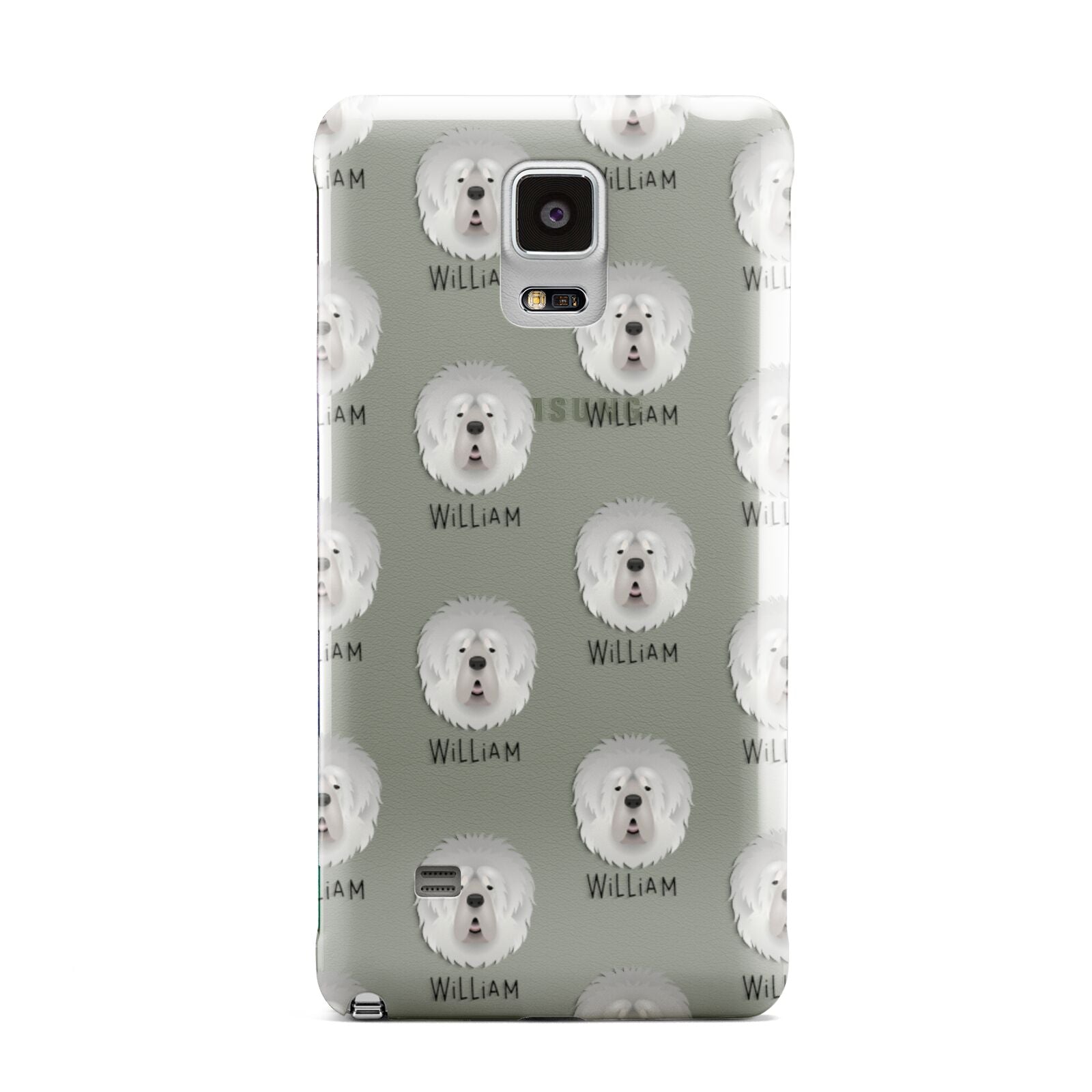 Tibetan Mastiff Icon with Name Samsung Galaxy Note 4 Case