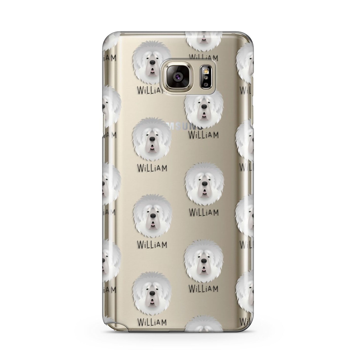 Tibetan Mastiff Icon with Name Samsung Galaxy Note 5 Case
