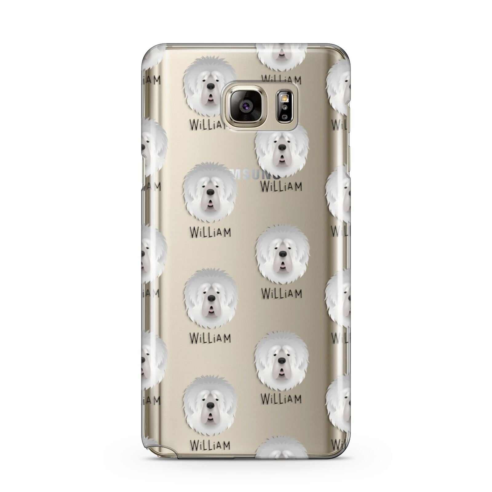 Tibetan Mastiff Icon with Name Samsung Galaxy Note 5 Case