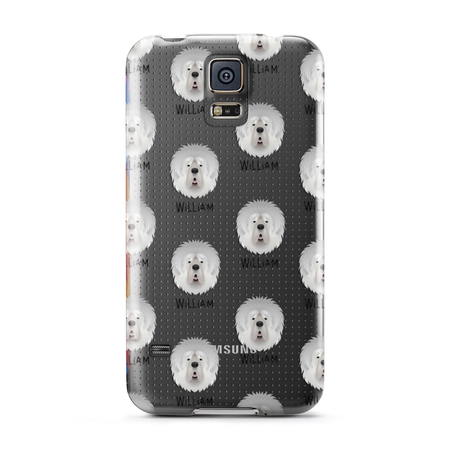 Tibetan Mastiff Icon with Name Samsung Galaxy S5 Case