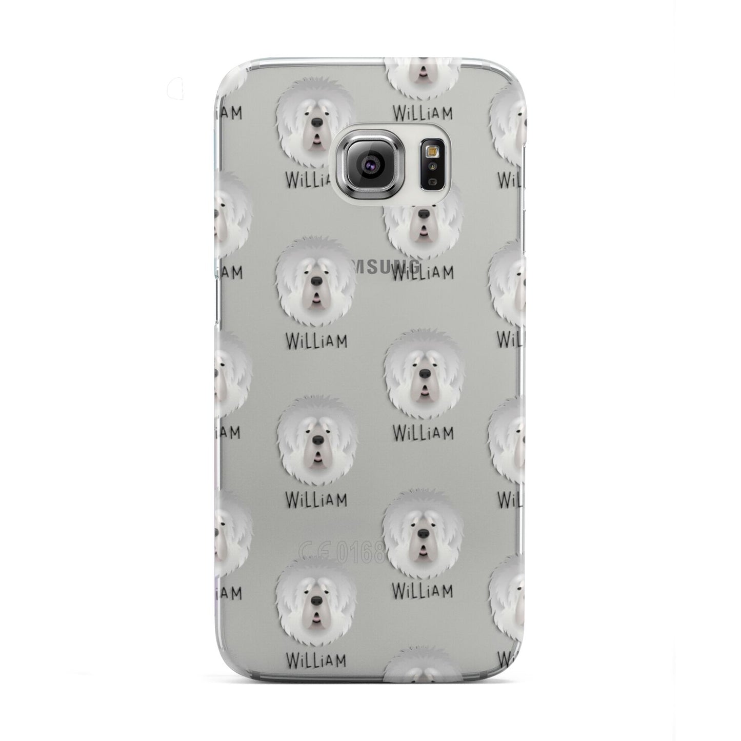 Tibetan Mastiff Icon with Name Samsung Galaxy S6 Edge Case