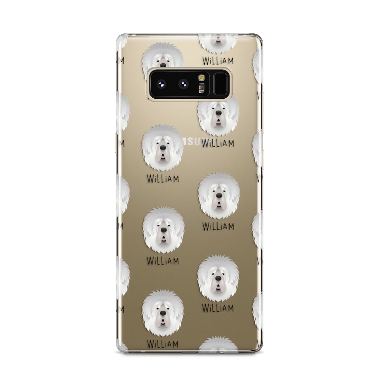 Tibetan Mastiff Icon with Name Samsung Galaxy S8 Case