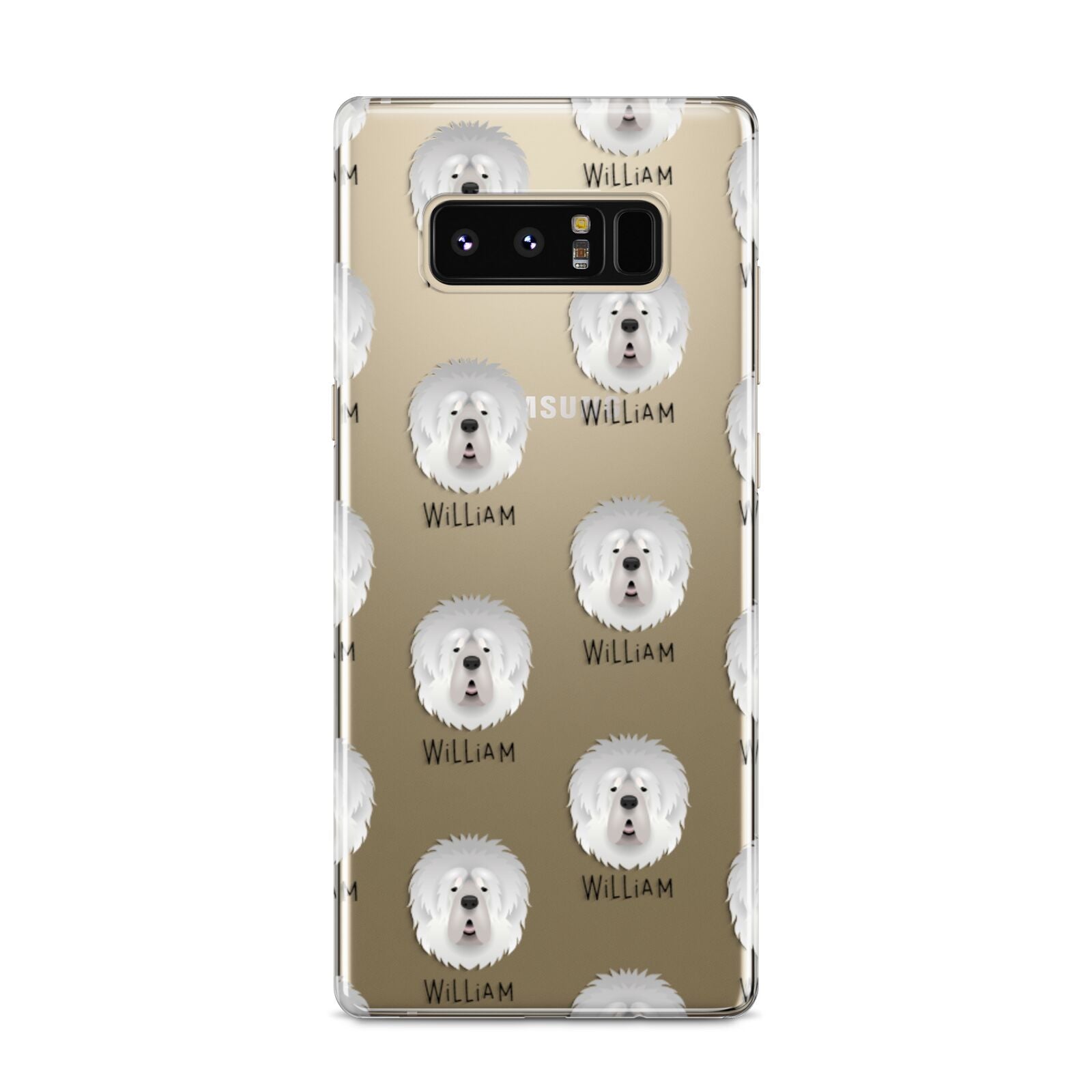 Tibetan Mastiff Icon with Name Samsung Galaxy S8 Case